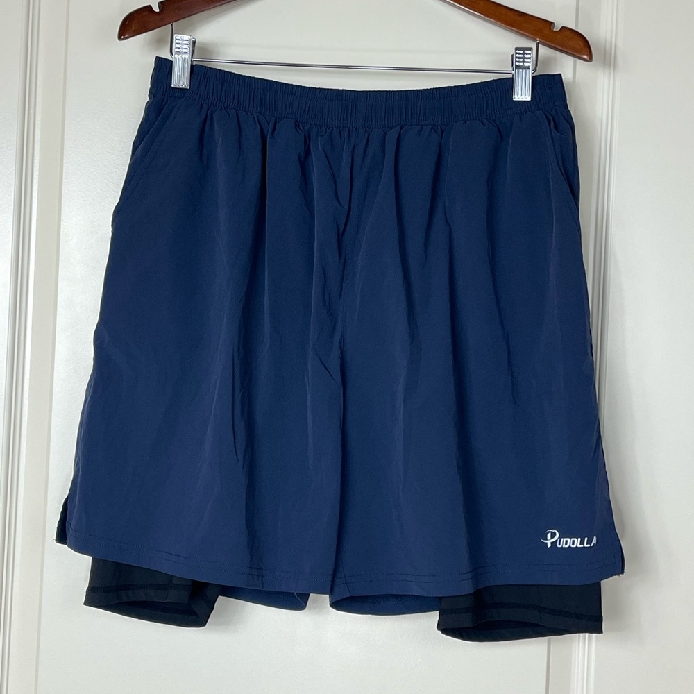 Blue Athletic Shorts